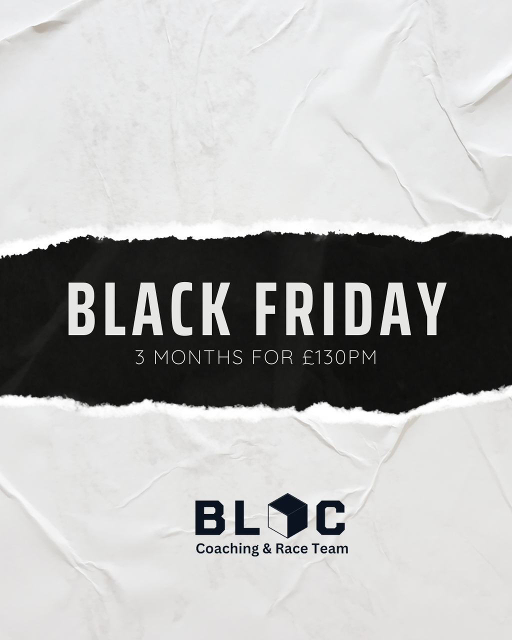 BLACK FRIDAY DEAL - £130pm Online Triathlon Coaching